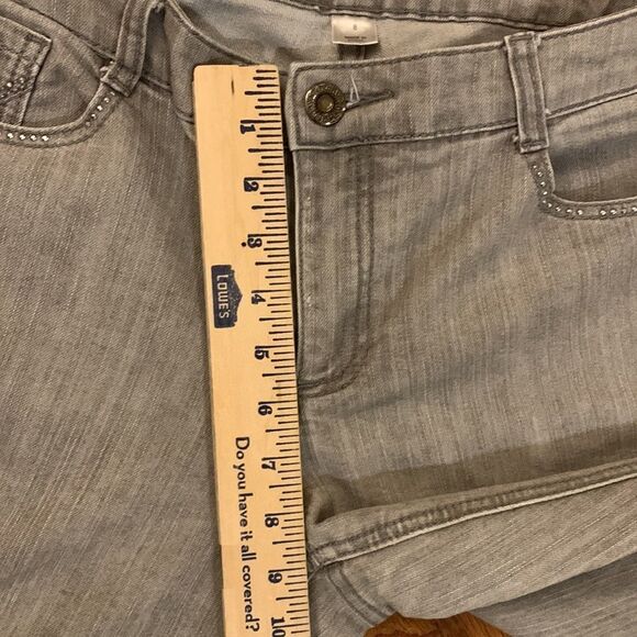 Christopher and Bank size 8 gray denim jeans - Picture 4 of 12